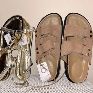 Sandals, size 6, both sold together🌹